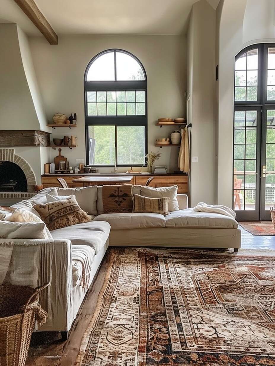 boho living room ideas - 12