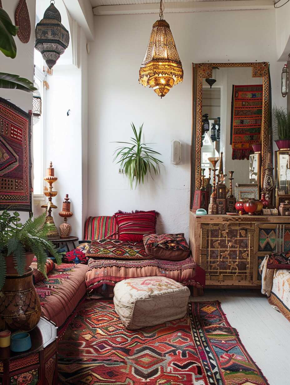 boho living room ideas - 19