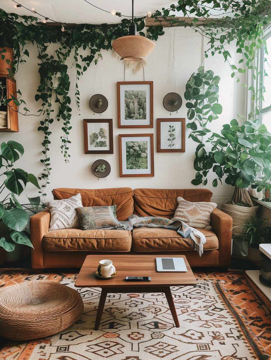 boho living room ideas - 9