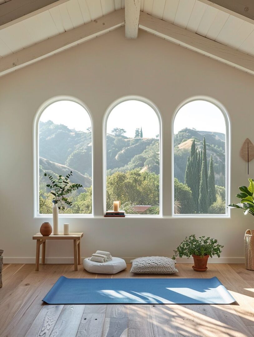 25+ Relaxing Boho Yoga Room Ideas - H.M.G