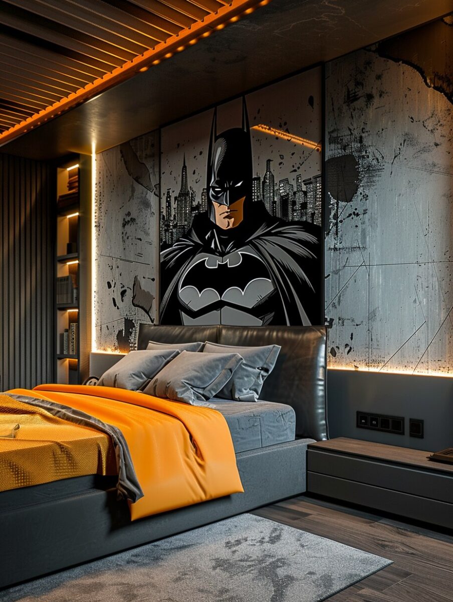 20 Creative Batman Bedroom Ideas for Superhero Fans - H.M.G