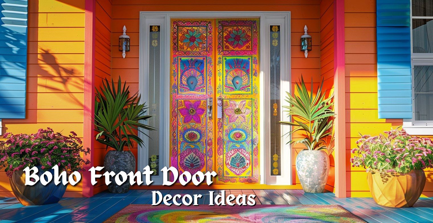 Boho Front Door Decor Ideas