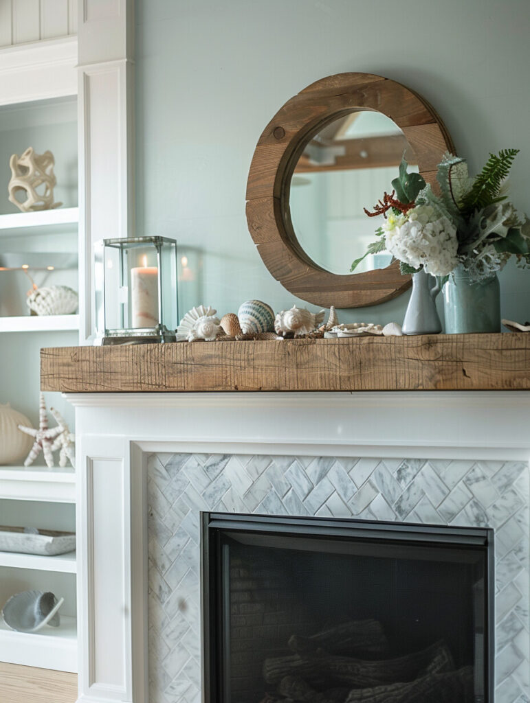 21 Breathtaking Farmhouse Mantel Decoration Ideas - H.M.G
