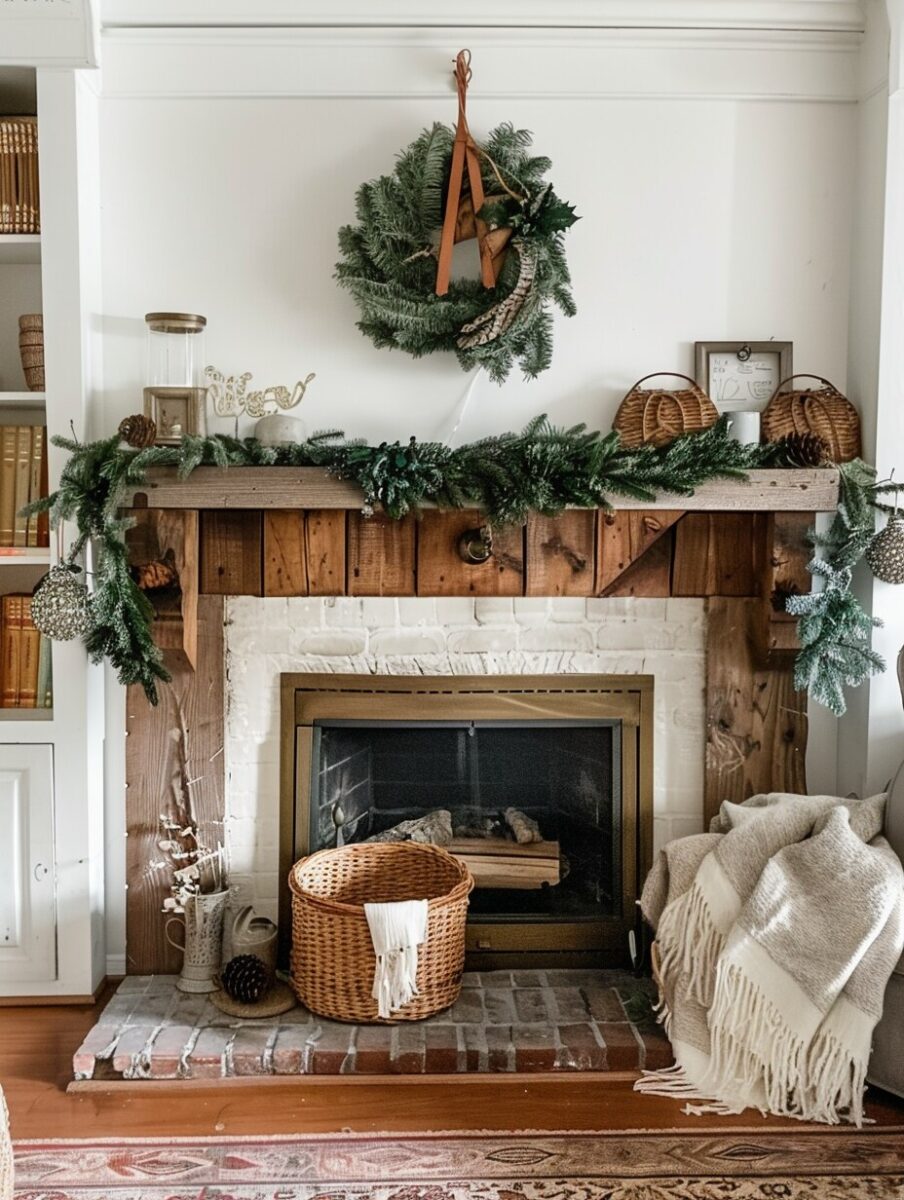 21 Breathtaking Farmhouse Mantel Decoration Ideas H M G Farmhouse Mantel Decor Ideas 4 904x1200