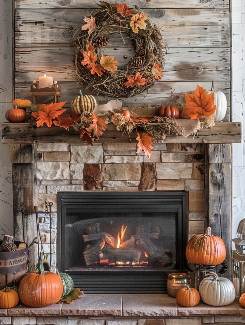 21 Breathtaking Farmhouse Mantel Decoration Ideas H M G Farmhouse Mantel Decor Ideas 8 814x1080