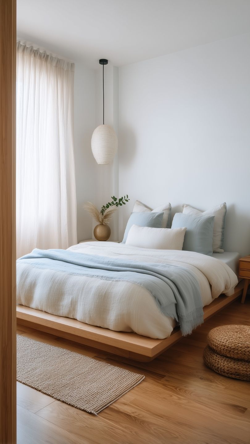 Fresh Japandi Bedroom