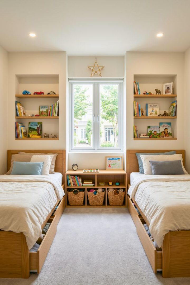 20 Inspiring Small Shared Bedroom Ideas for Every Age and Space - H.M.G