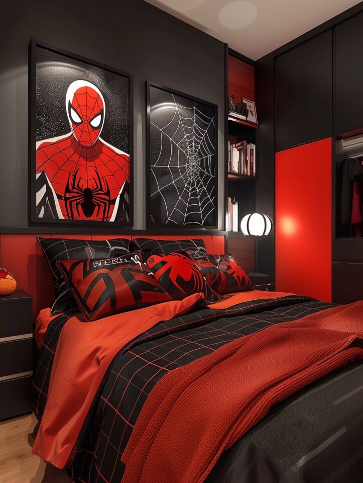 18 Cool Spider-Man Bedroom Ideas for Ultimate Fans - H.M.G