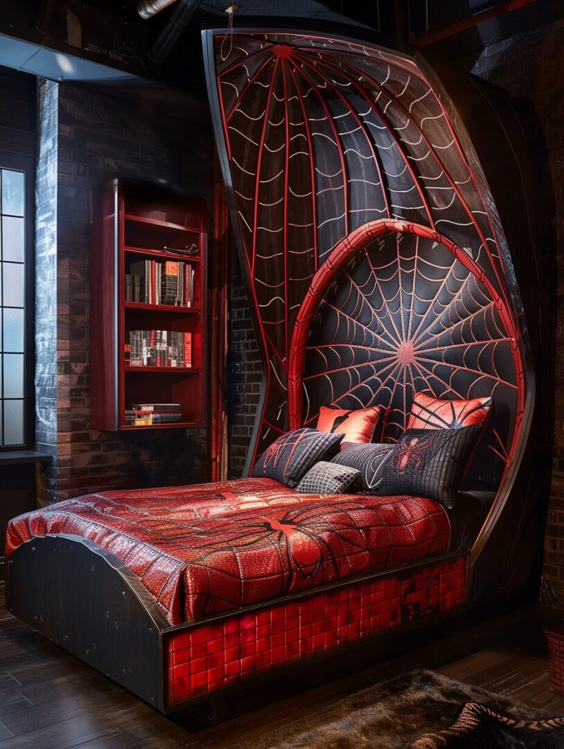 18 Cool SpiderMan Bedroom Ideas for Ultimate Fans H.M.G