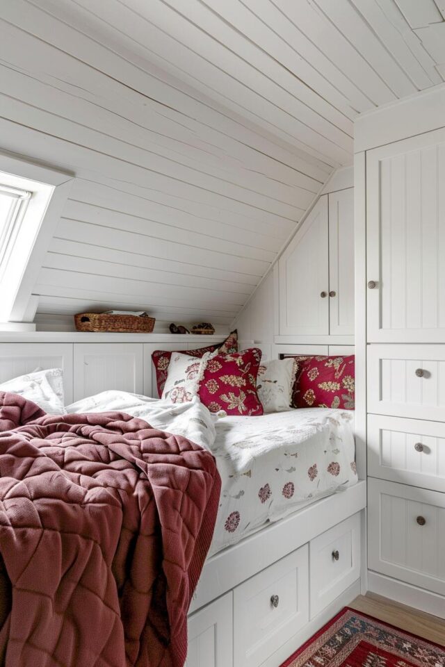 27 Stylish and Functional Attic Bedroom Ideas for Teens - H.M.G