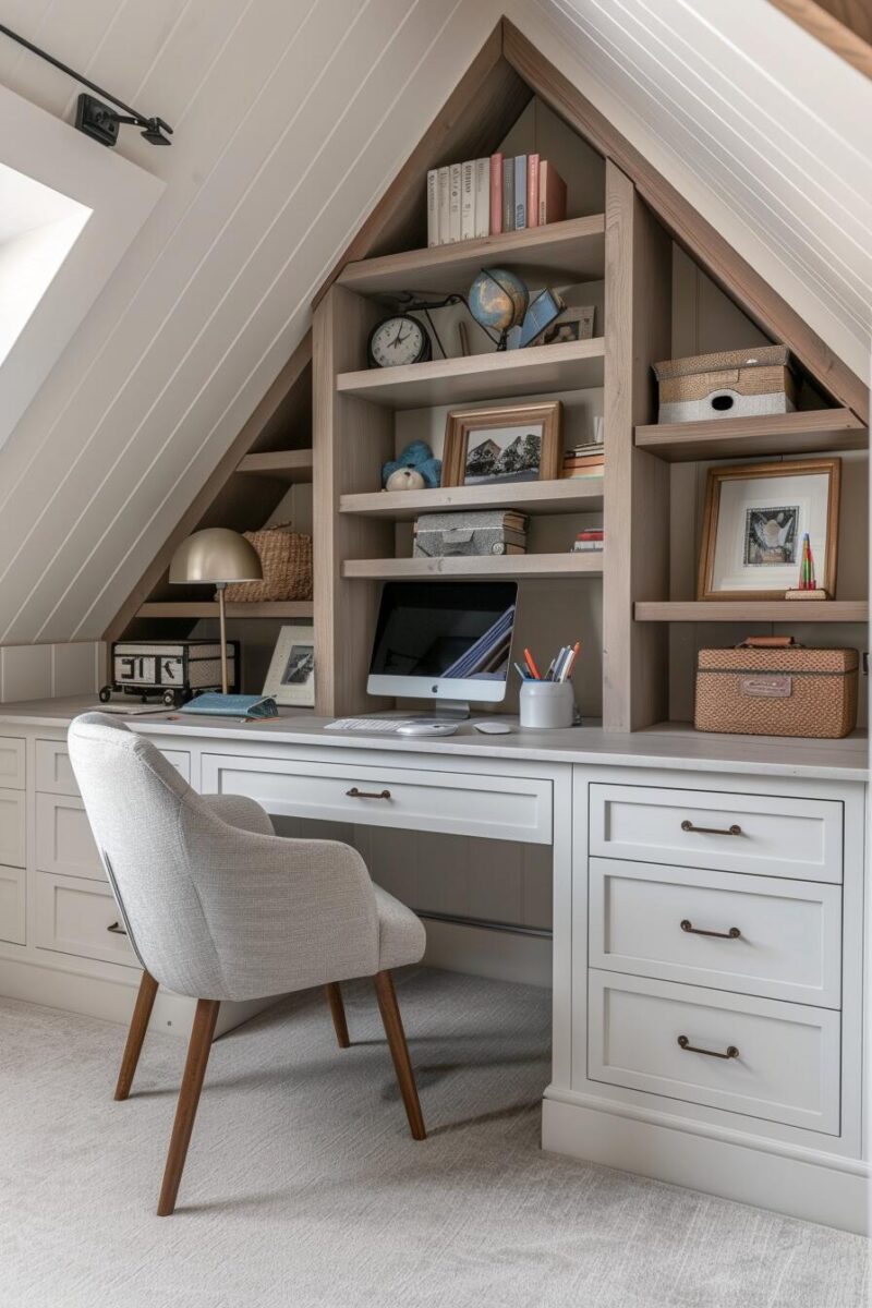 27 Stylish and Functional Attic Bedroom Ideas for Teens - H.M.G