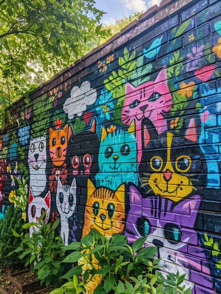 Backyard Feeling Flat? These Garden Wall Paintings Instantly Add Soul - H.M.G