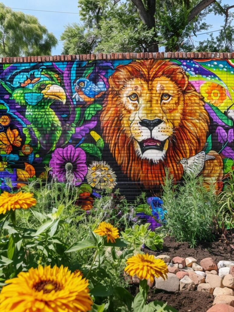 30+ Artistic Wall Painting Ideas To Breathe Life into Your Backyard