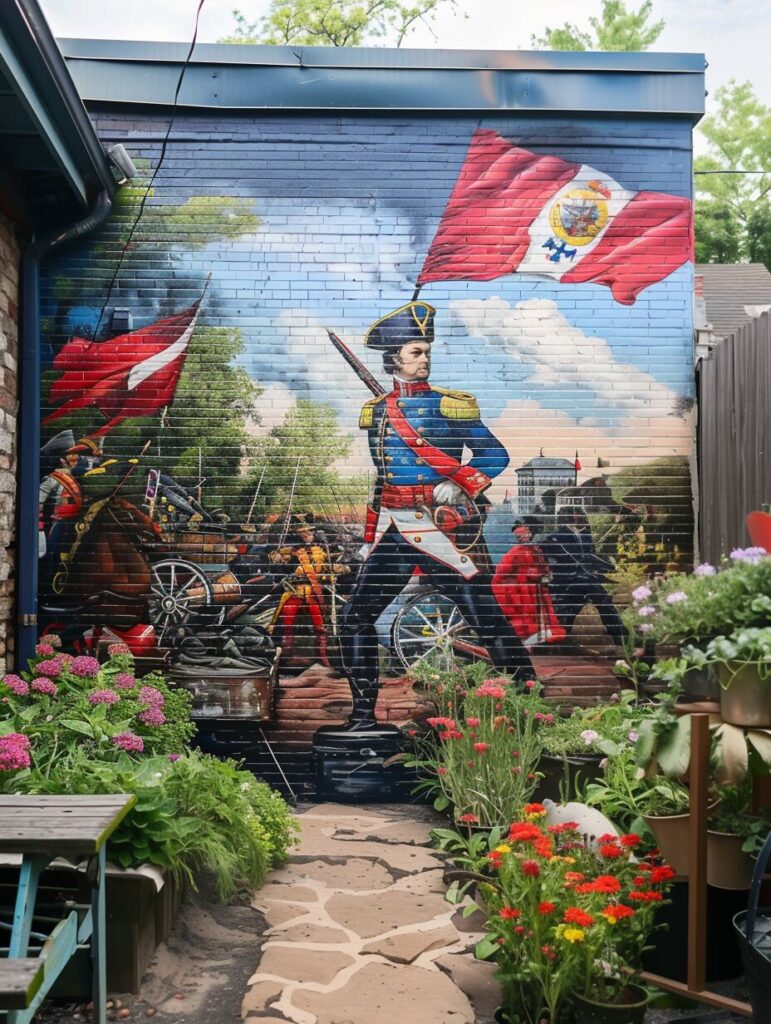 32 Artistic Wall Painting Ideas To Breathe Life into Your Backyard Garden - H.M.G