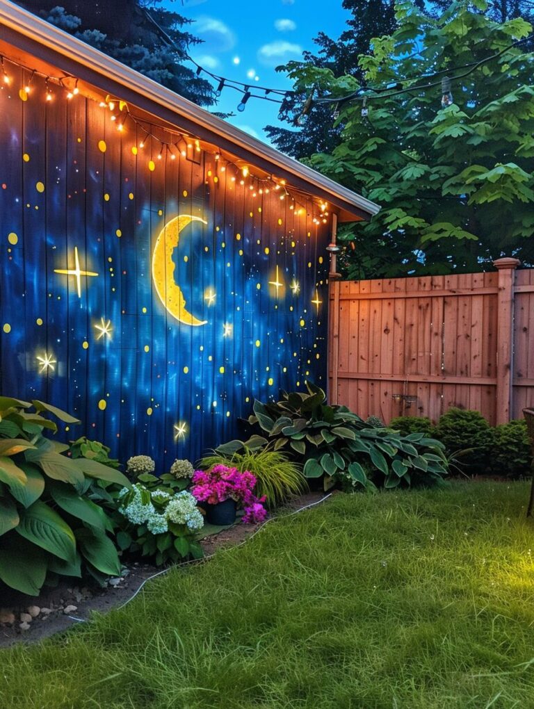 Backyard Feeling Flat? These Garden Wall Paintings Instantly Add Soul - H.M.G