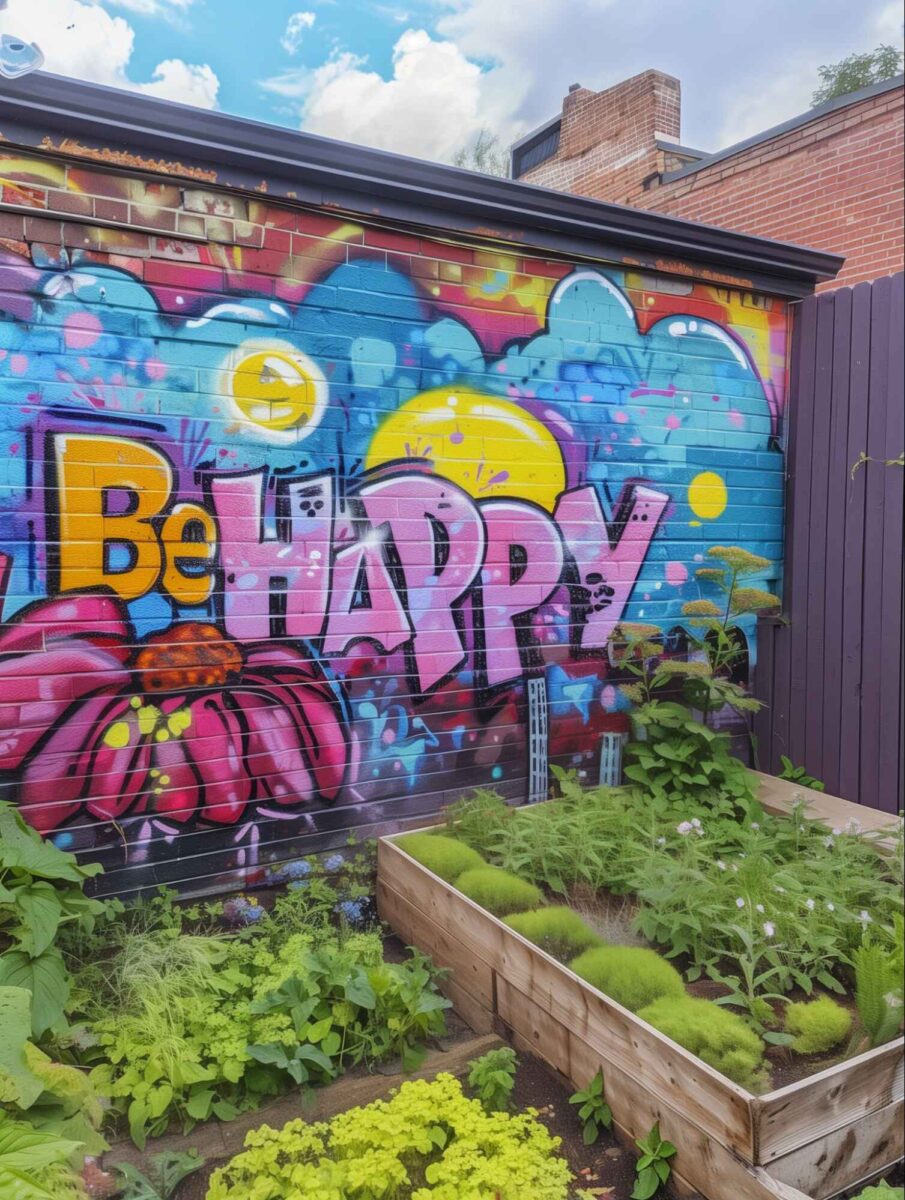 32 Artistic Wall Painting Ideas To Breathe Life into Your Backyard