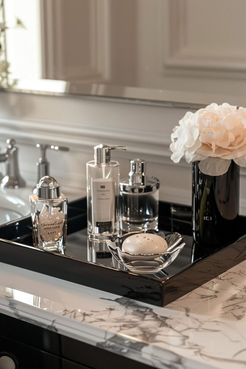 25+ Stylish Bathroom Tray Decor Ideas to Refresh Your Bathroom - H.M.G