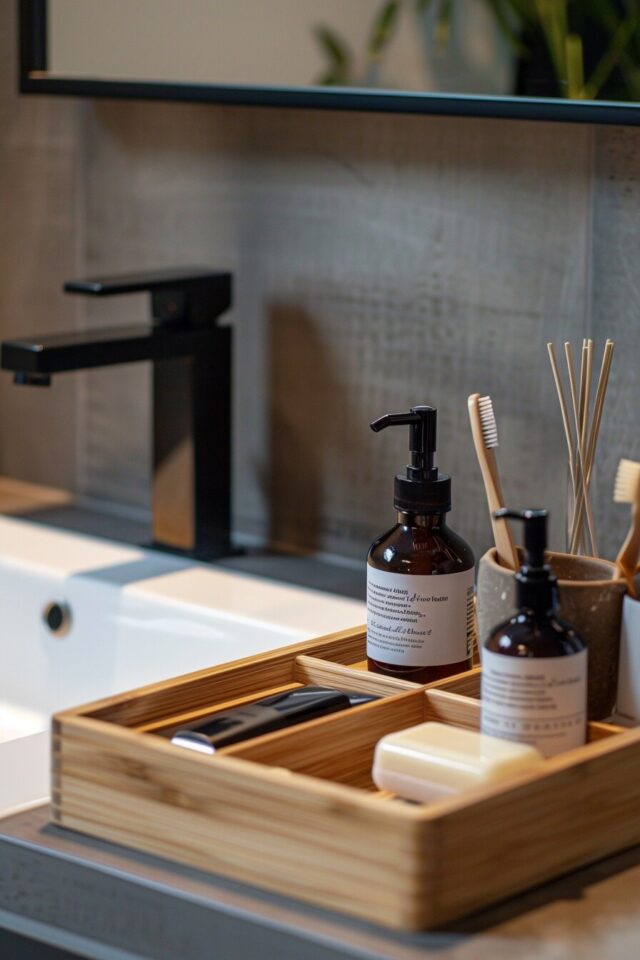 25+ Stylish Bathroom Tray Decor Ideas to Refresh Your Bathroom - H.M.G