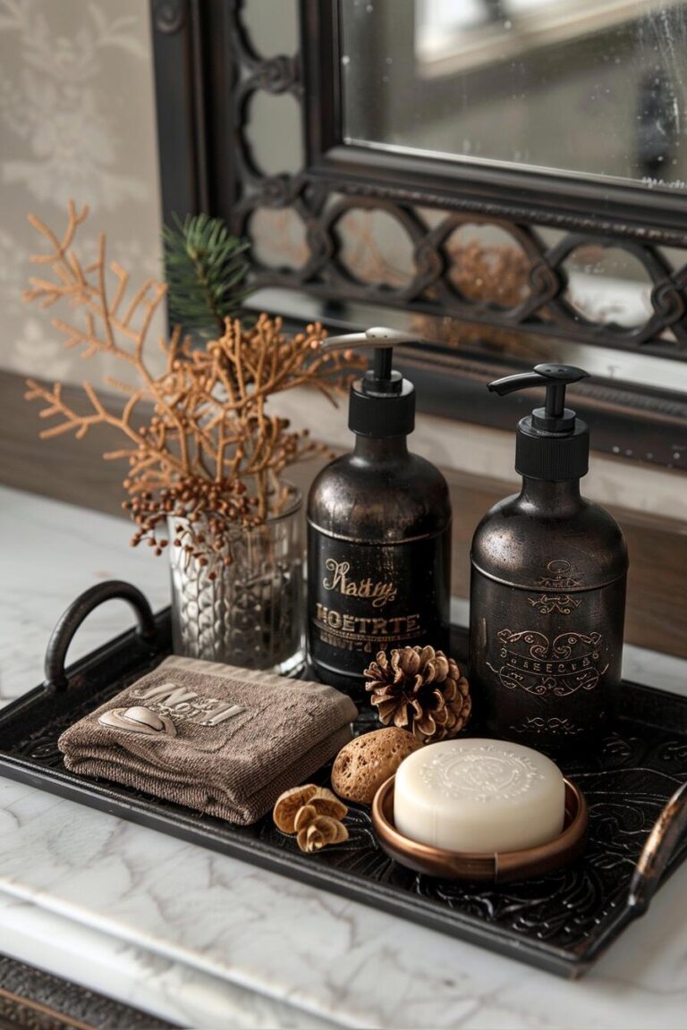 25+ Stylish Bathroom Tray Decor Ideas to Refresh Your Bathroom - H.M.G