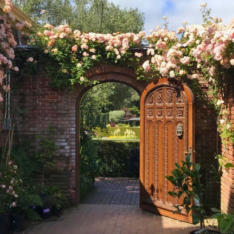 boho garden gate