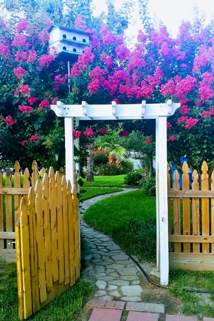 boho garden gate