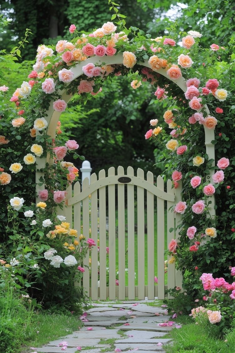 boho garden gate