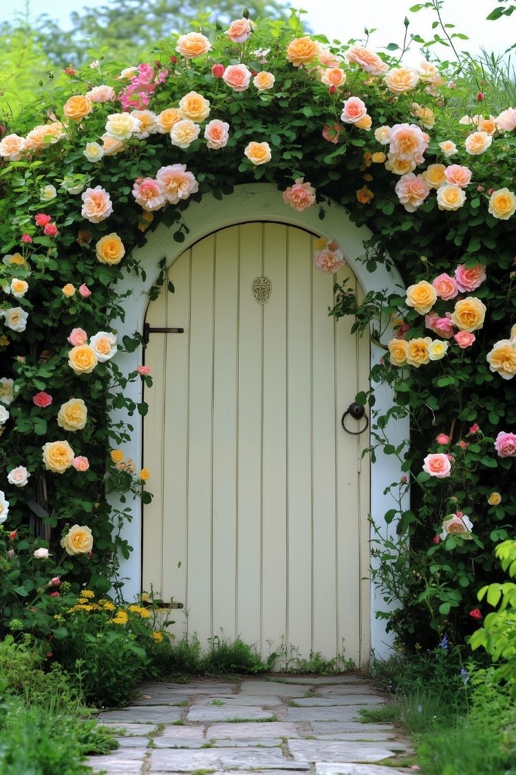 boho garden gate