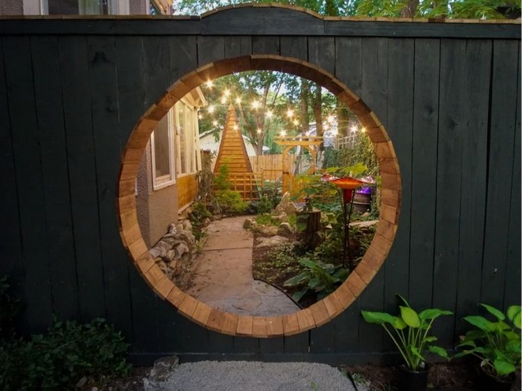 boho garden gate