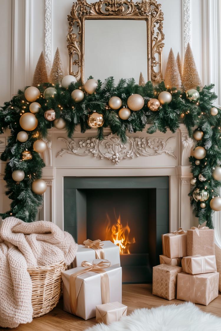 christmas mantel decor ideas