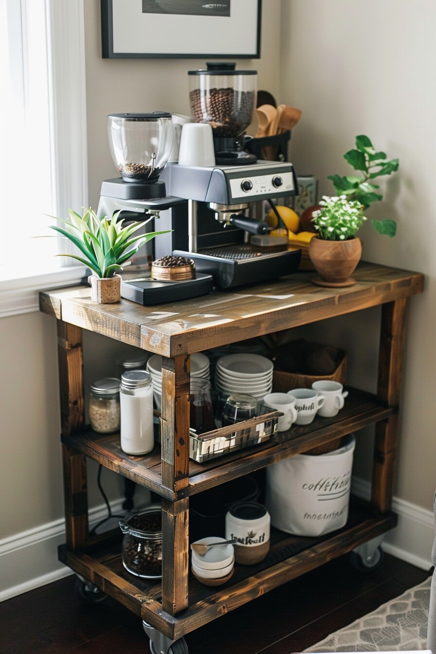 coffee bar for small spaces - 4