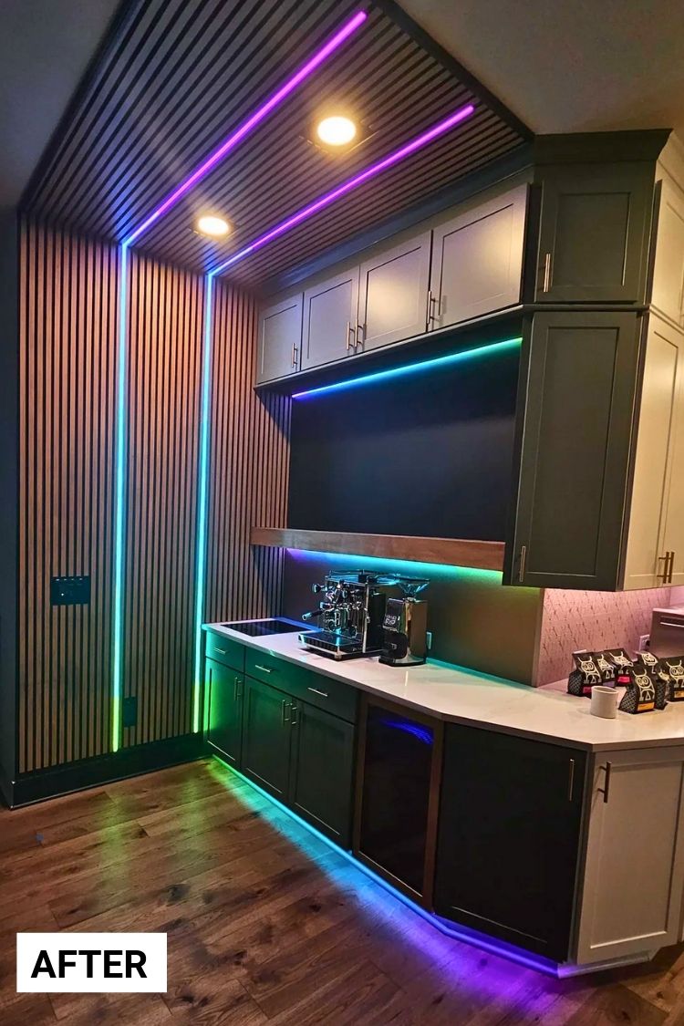 coffee bar idea for small space