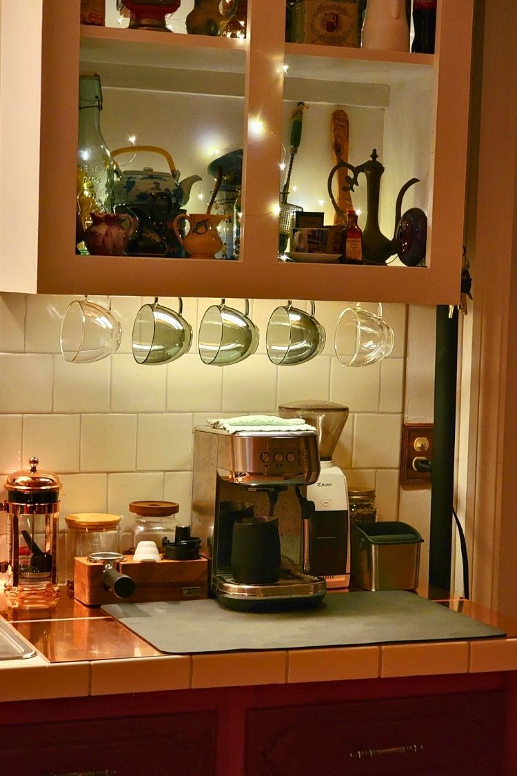 coffee bar idea for small space