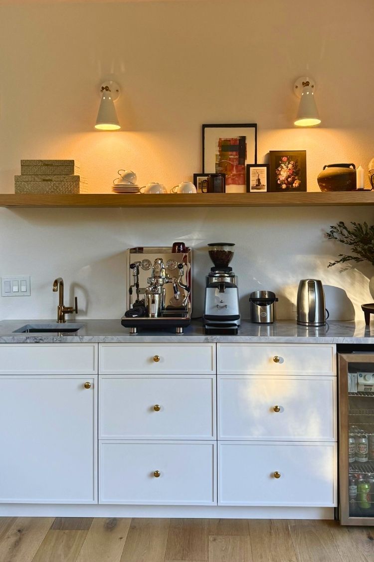 coffee bar idea for small space
