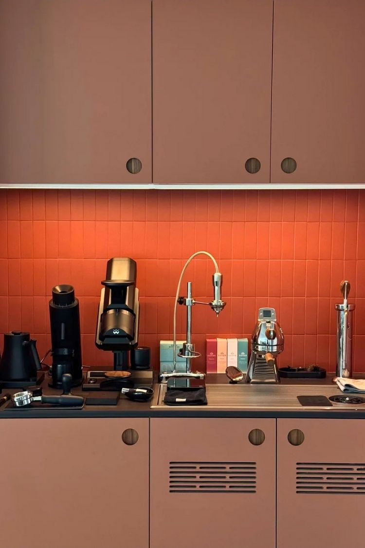 coffee bar idea for small space