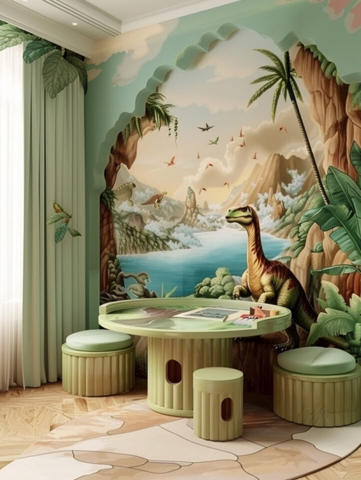 20 Fun and Creative Dinosaur Bedroom Ideas for Boy Toddlers - H.M.G