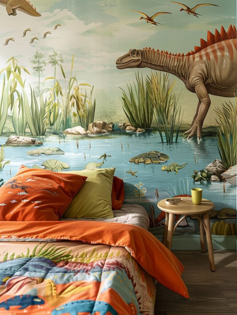 20 Fun and Creative Dinosaur Bedroom Ideas for Boy Toddlers H.M.G