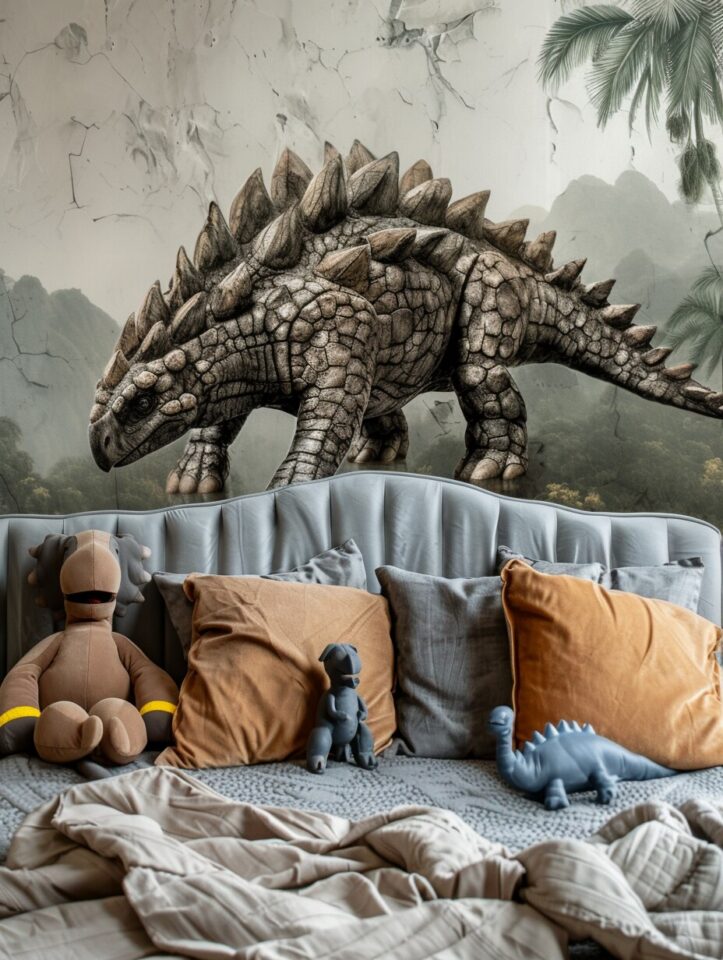 20 Fun and Creative Dinosaur Bedroom Ideas for Boy Toddlers H.M.G