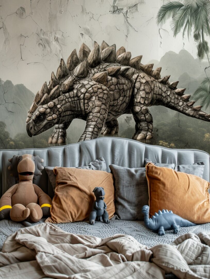 20 Fun and Creative Dinosaur Bedroom Ideas for Boy Toddlers - H.M.G