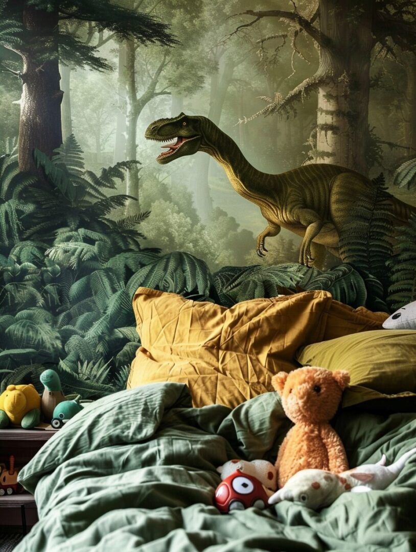 20 Fun and Creative Dinosaur Bedroom Ideas for Boy Toddlers H.M.G