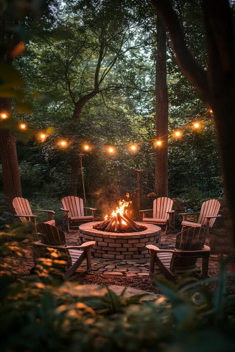 fire pit landscaping idea