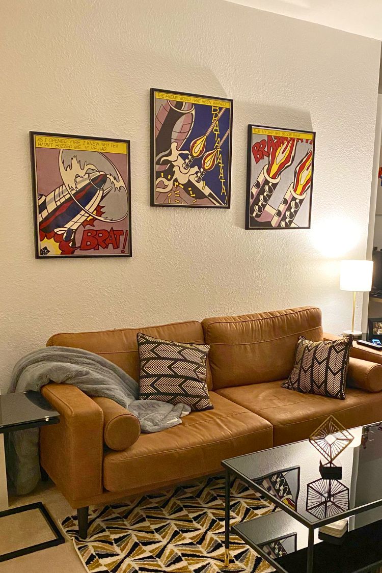 gallery wall above a couch (3)