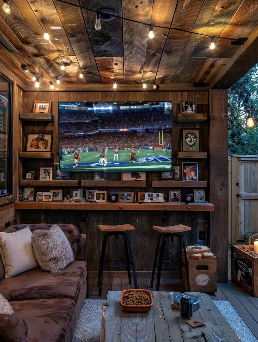 Small Man Cave Shed Ideas