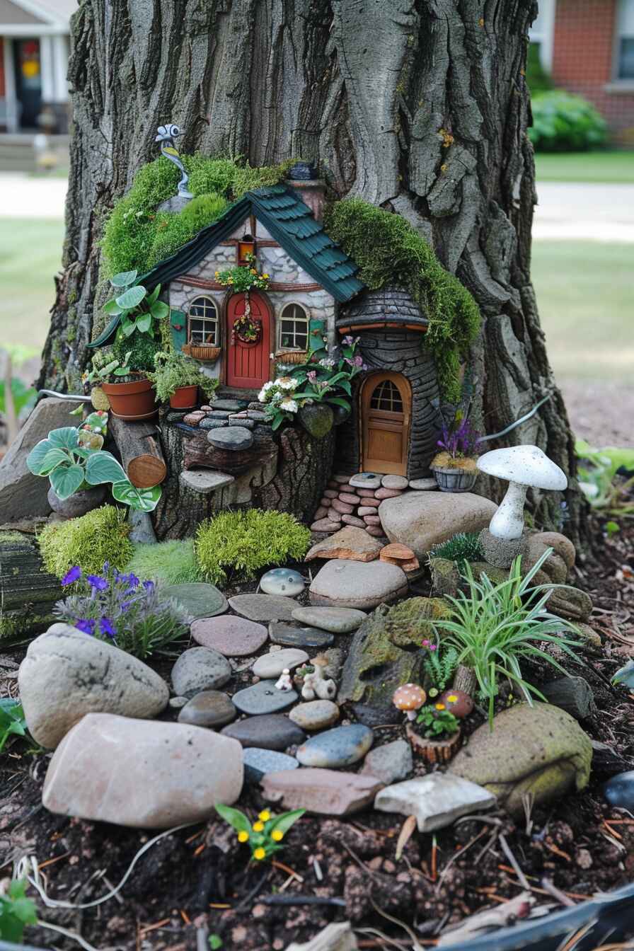 outdoor fairy garden ideas - 10