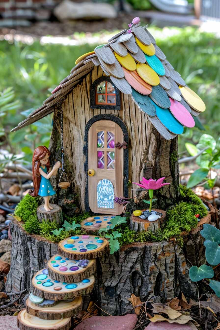 outdoor fairy garden ideas - 11