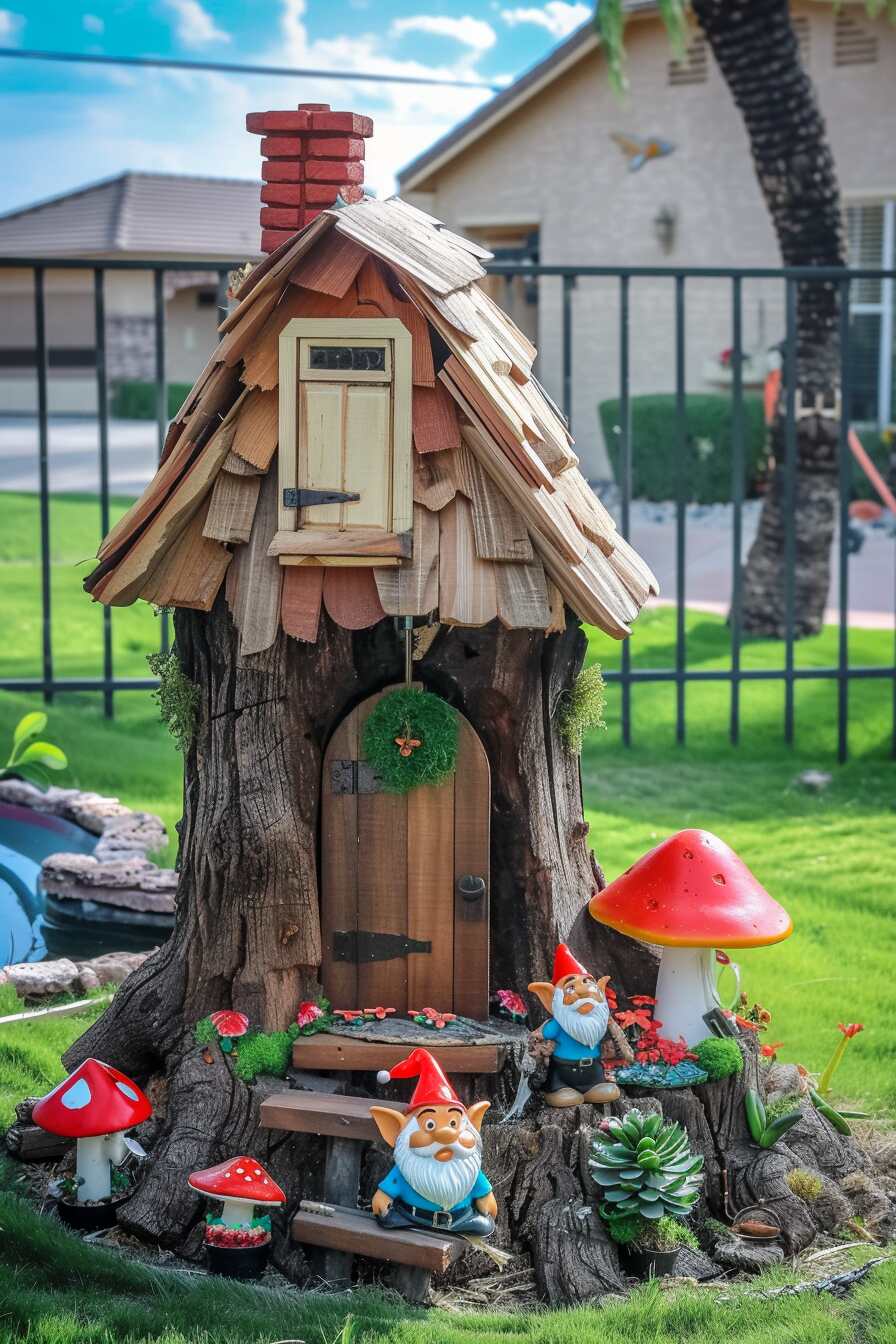 outdoor fairy garden ideas - 14