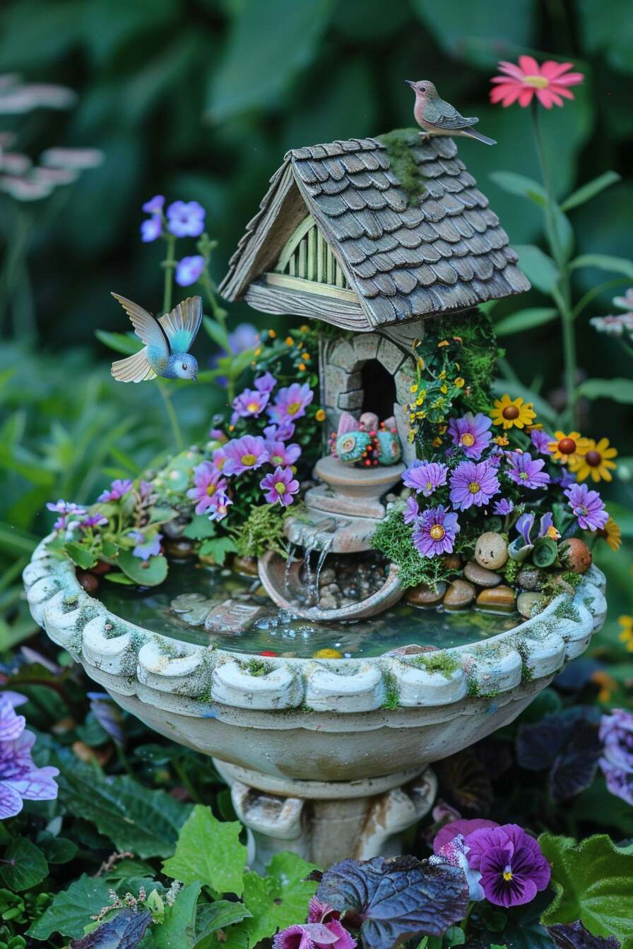 outdoor fairy garden ideas - 22