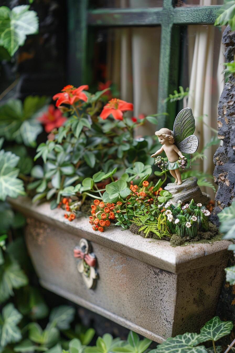 outdoor fairy garden ideas - 24