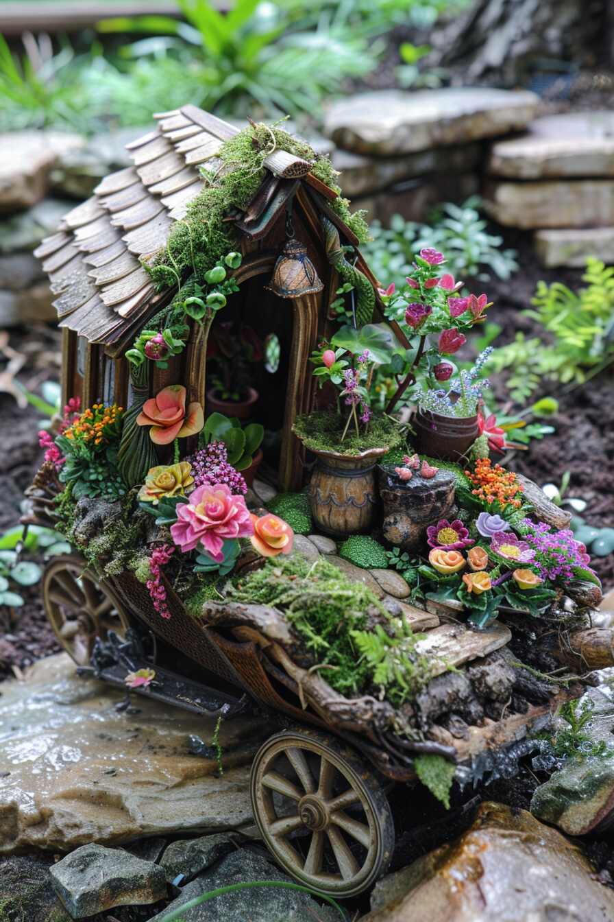 outdoor fairy garden ideas - 28