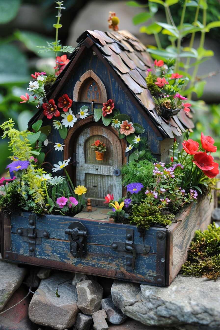 outdoor fairy garden ideas - 29