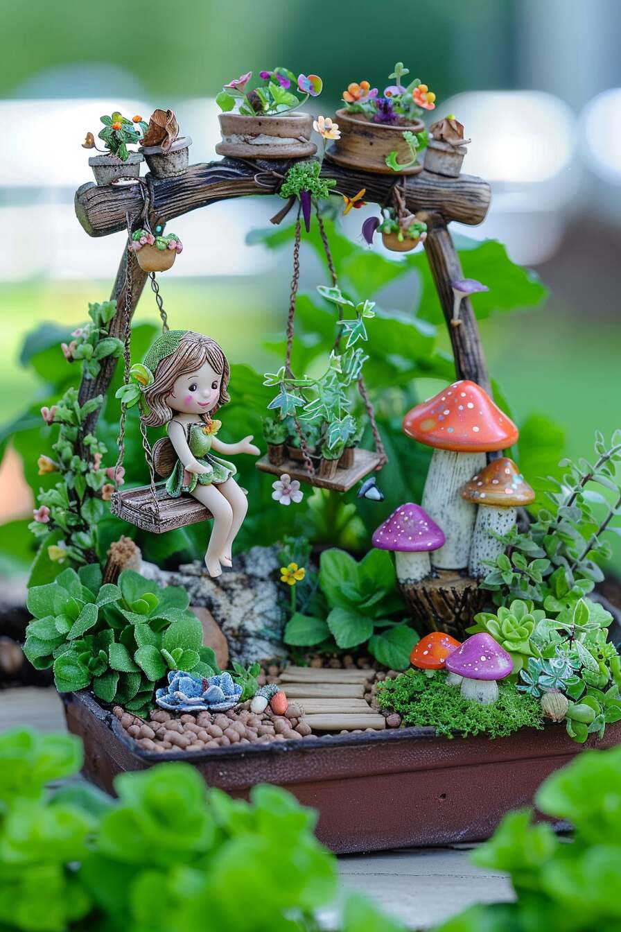 outdoor fairy garden ideas - 30